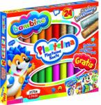 BAMBINO Classic Set de argilă colorată de 24 de bucăți, Multicolor (KX5483_1)