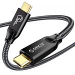 ORICO Cablu de date Orico CM32-20-BK, USB-C male - USB-C male, 2m, 2m, Black (CM32-20-BK)