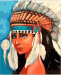 TSvetnoy Set de pictură cu diamante TSvetnoy - Native American girl