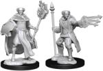 WizKids Model Dungeons & Dragons Nolzur's Marvelous Unpainted Miniatures - Multiclass Cleric + Wizard Male