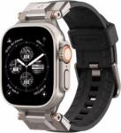 Spigen DuraPro Armor Apple Watch S4/5/6/7/8/SE Szilikon szíj 49/45/44/42mm - Fekete (AMP06065) - bestmarkt