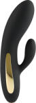 ToyJoy Vibrator Iepuras Splendor, 7 Moduri Vibratii, Silicon, USB, Negru, 17 cm Vibrator