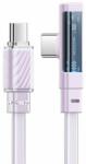 Mcdodo Cable USB-C to USB-C Mcdodo CA-3454 90 Degree 1.8m with LED (purple) (CA-3454) - wincity