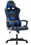  IWMH ergonomikus gamer szék, forgószék - kék/fekete