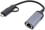 Thunder Germany CDP-2X, USB-C átalakító Gigabit Ethernet (USB-A adapter)