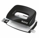 Leitz Perforator, cu două găuri, 10 coli, metal, mini, LEITZ "Nexxt Wow", negru