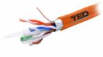Ted Electric Cablu Ftp Cat 6 Cupru 0.56mm Lszh 305m Ted Electric (kab-ted5)