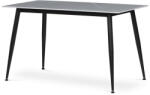 Artium Szürke Márványhatású Modern Étkezőasztal, Szinterezett Kő Asztallap. Méret: 130x70x76 cm (HT-403M_GREY)