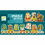 DJECO Sorozatkirakó puzzle - 10-ig számolok, 20 db-os - I count (8194)
