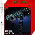 JAKS Lanț De Luminițe Tip țurțuri De Crăciun 500x Led Multicolor, Posibilitatea De Legare