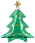 Partydeco Karácsonyi fólia lufi, talpas, csak levegővel tölthető, Karácsonyfa (LUFI147442)