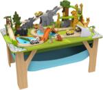 KidKraft Circuit din lemn cu masinute si masa de joaca incluse Aventura Safari (KK20172)