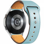 krasscom Curea ceas din piele, 20mm, pentru Galaxy Watch 6/ 6 Classic, Galaxy Watch 5 Pro 45mm, Galaxy Watch 5, Galaxy Watch 4, Galaxy Watch 3 41mm, Huawei Watch GT, albastru deschis (FITBAND225)