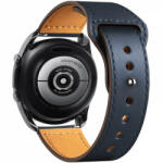 krasscom Curea ceas din piele, 22 mm, pentru Galaxy Watch 3 45mm, Gear S3 Frontier, Huawei Watch GT 3, Huawei Watch GT 2 46mm, Huawei Watch GT, Xiaomi Mi Watch, albastru (FITBAND208)