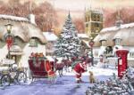 Bluebird Puzzle - Puzzle Satul și Moș Crăciun - 500 piese Puzzle