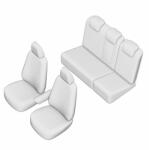 UMBRELLA Set Huse Scaun Umbrella Pentru Renault Megane Ii Hatch 2004-2009 (bancheta Fractionata) Cu Tetiere Spate In Forma De L