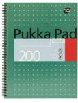 Pukka Pad Spirálfüzet, A4+, kockás, 100 lap, PUKKA PAD, Metallic Jotta (JM018-SQUARED)
