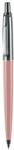 PAX Golyóstoll, 0, 8 mm, nyomógombos, pasztell rózsaszín tolltest, PAX, kék (PAX4030301) - irodaszermost