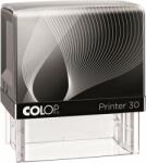 COLOP Bélyegző, COLOP Printer IQ 30 fekete ház - fekete párnával (01463000) - irodaszermost