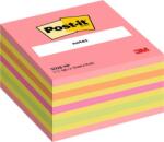 3M Öntapadó jegyzettömb, 76x76 mm, 450 lap, 3M POSTIT, lollipop pink (7100200378) - irodaszermost