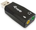 Equip Audio adapter, 3, 5 mm jack-USB átalakító, EQUIP Life (245320) - irodaszermost