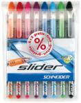 Schneider Golyóstoll készlet, 0, 7 mm, kupakos, SCHNEIDER Slider Basic XB , vegyes színek (151298)