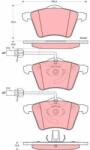 TRW set placute frana, frana disc TRW GDB1459 (GDB1459) - automobilus