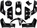 OEM Standard Védőburkolat-készlet 10 darab fekete fényes a NIU-N1, NQi-Sport számára