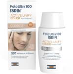 ISDIN Fotoultra Active Unify Color 100+ Hármas depigmentációs hatású színezett fényvédő krém, SPF50+, 50 ml