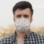  2 rétegű pamut szájmaszk, többször hordható, tengerész mintás (MT-MASZK-TENGERESZ) - hardtools