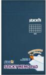 StickN Stick'N 190, 5x114mm 50 lap/tömb négyzetrácsos fehér öntapadó jegyzetfüzet (21852)