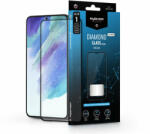 MyScreen Samsung G990B Galaxy S21 FE 5G edzett üveg képernyővédő fólia - MyScreen Protector Diamond Glass Lite Edge2.5D Full Glue - black (LA-2098)