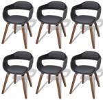 vidaXL 6 buc negru 271950