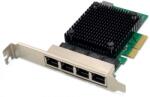 ASSMANN DN-10136 4 port 2.5 Gigabit Ethernet network card RJ45 PCI Express RTL8125B (DN-10136)