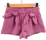 Too Pantaloni scurti pentru copii, din muselina, cu talie lata, Lavender, 3-4 ani (PSVMTL34LAVENDER)
