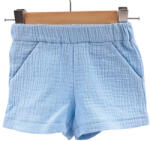 Too Pantaloni scurti de vara pentru copii, din muselina, Bluebird, 4-5 ani (PSVCM45BLUEBIRD)
