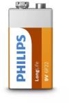 Philips Baterie longlife 9V blister 1 buc Philips (PH-6F22L1F/10) - electrostate Baterii de unica folosinta