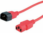 Roline Power cable C14 to C13 ext. , 1.8m, red (19.08.1520)