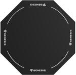 NATEC Protector de podea Genesis - Tellur 400 Octagon Logo, negru (NDG-2066)