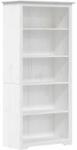 vidaXL Bodo fehér tömör fenyőfa könyvszekrény 80 x 38 x 180 cm (355080) - pepita