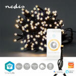Nedis WiFi Fényfüzér - Meleg Fehér - 100 LED - 10 m - SmartLife (WIFILX01W100)