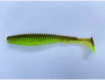 Fishup Fishup_u-shad 4 (8pcs. ), #204 - Green Pumpkin/chartreuse (fhl24143)