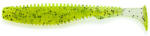 Fishup Fishup_u-shad 2.5 (9pcs. ), #055 - Chartreuse/black (fhl22116)
