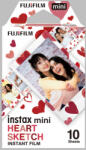 Fujifilm Instax Mini Heart Sketch Film - unidomestore