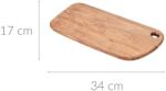 Home Styling Collection Tocator, lemn de salcam, 34 x 17 cm (A98808550) Tocator