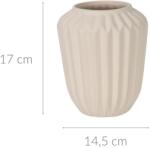 Home Styling Collection Vaza ceramica cu nervuri, 17 cm (AAE336230)
