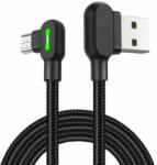 Mcdodo CA-5280 LED USB-Micro USB kábel, 3m (fekete) (CA-5773)