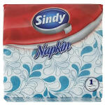 Sindy Szalvéta SINDY 1 rétegű 45 lapos 33x33 cm türkiz motívumos (KSC10451181) - papir-bolt