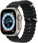 DUX DUCIS (OceanWave Version) csereszíj Apple Watch 9 / 8 / 7 / 6 / 5 / 4 / 3 / 2 / SE (41 / 40 / 38mm) fekete