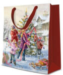 Paw Family Holidays papír ajándéktáska medium 20x25x10cm